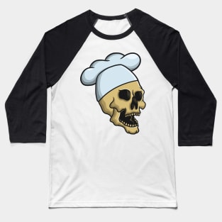 Chef Skull Baseball T-Shirt